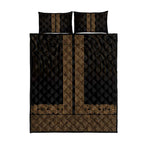 New Zealand Maori Kowhaiwhai Quilt Bed Set Parauri Maui and Mangopare
