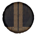 New Zealand Maori Kowhaiwhai Spare Tire Cover Parauri Maui and Mangopare