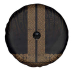 New Zealand Maori Kowhaiwhai Spare Tire Cover Parauri Maui and Mangopare