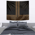 New Zealand Maori Kowhaiwhai Tapestry Parauri Maui and Mangopare