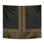New Zealand Maori Kowhaiwhai Tapestry Parauri Maui and Mangopare