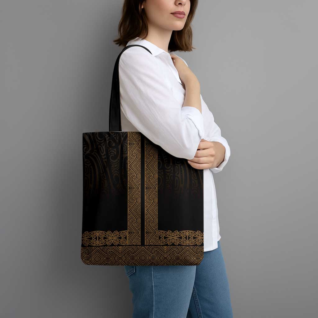 New Zealand Maori Kowhaiwhai Tote Bag Parauri Maui and Mangopare - Aussie Hoodie
