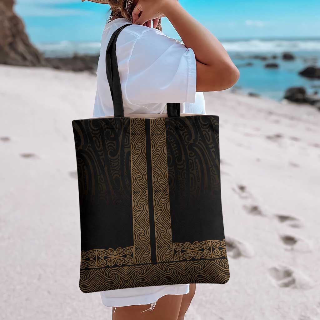 New Zealand Maori Kowhaiwhai Tote Bag Parauri Maui and Mangopare - Aussie Hoodie
