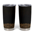 New Zealand Maori Kowhaiwhai Tumbler Cup Parauri Maui and Mangopare