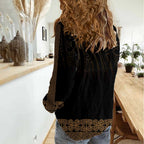New Zealand Maori Kowhaiwhai Women Casual Shirt Parauri Maui and Mangopare