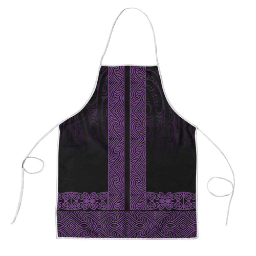 New Zealand Maori Kowhaiwhai Apron Waiporoporo Maui and Mangopare - Aussie Hoodie