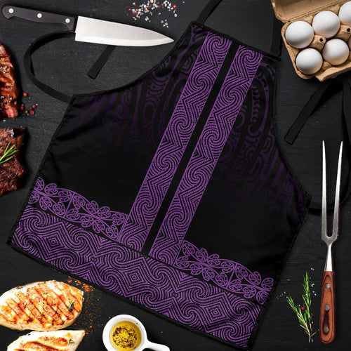 New Zealand Maori Kowhaiwhai Apron Waiporoporo Maui and Mangopare - Aussie Hoodie