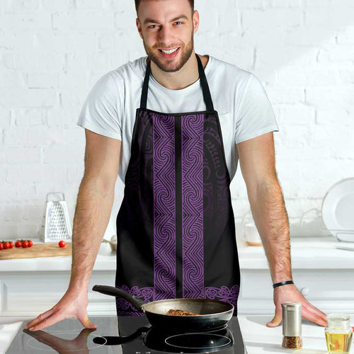 New Zealand Maori Kowhaiwhai Apron Waiporoporo Maui and Mangopare - Aussie Hoodie
