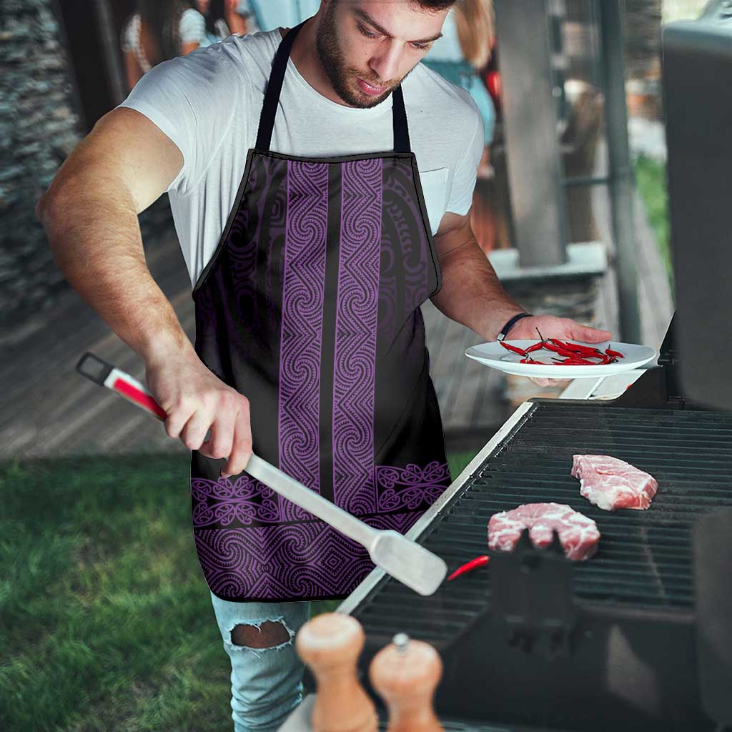 New Zealand Maori Kowhaiwhai Apron Waiporoporo Maui and Mangopare - Aussie Hoodie