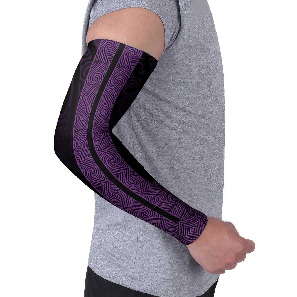 New Zealand Maori Kowhaiwhai Arm Sleeves Waiporoporo Maui and Mangopare - Aussie Hoodie