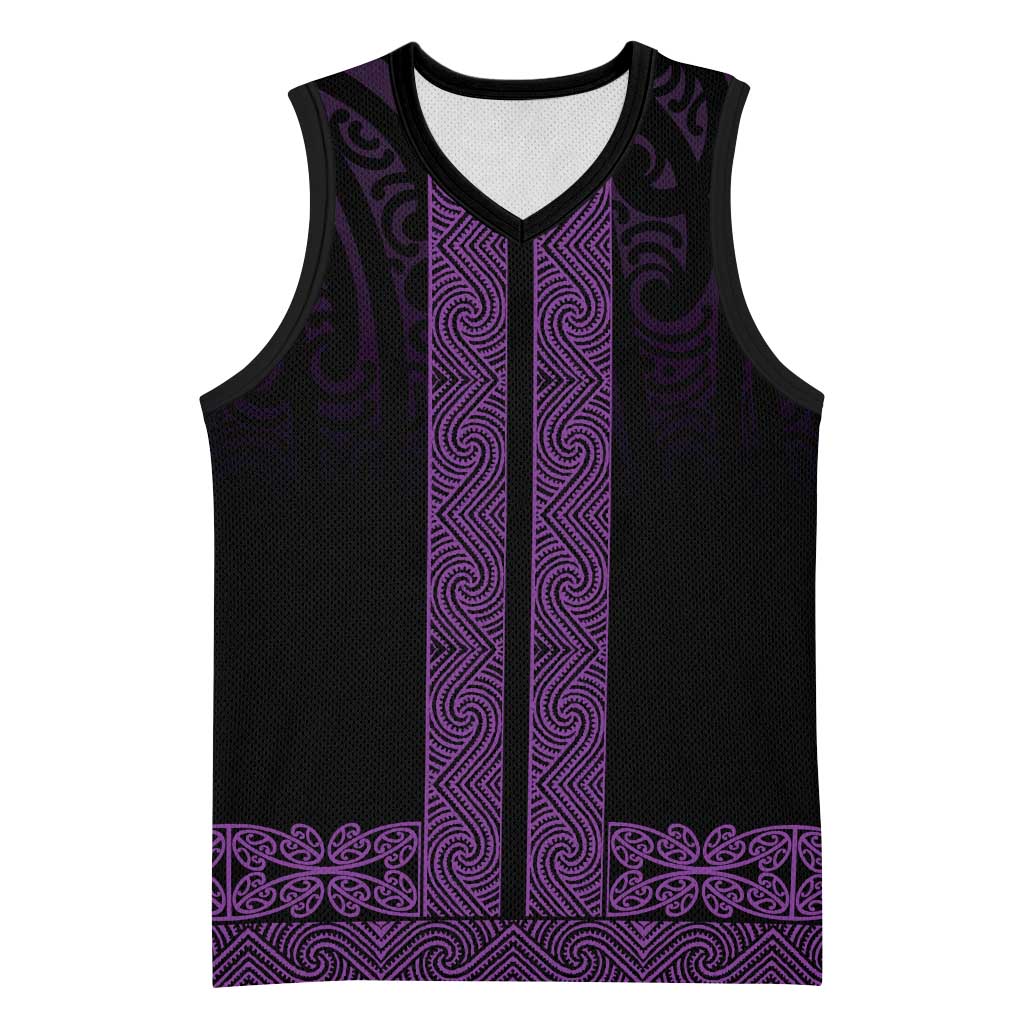 New Zealand Maori Kowhaiwhai Basketball Jersey Waiporoporo Maui and Mangopare - Aussie Hoodie