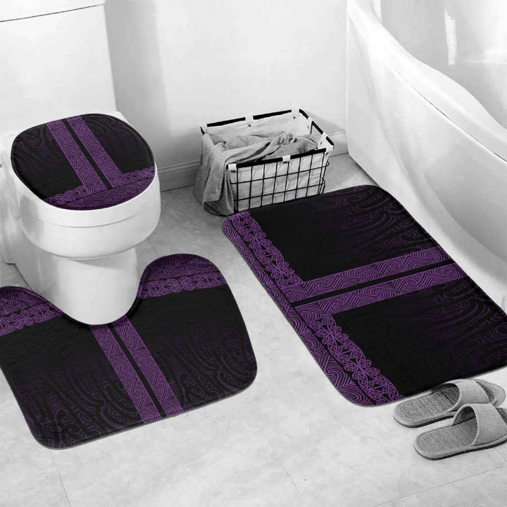 New Zealand Maori Kowhaiwhai Bathroom Set Waiporoporo Maui and Mangopare - Aussie Hoodie