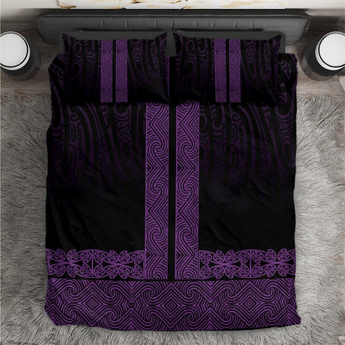 New Zealand Maori Kowhaiwhai Bedding Set Waiporoporo Maui and Mangopare