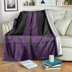 New Zealand Maori Kowhaiwhai Blanket Waiporoporo Maui and Mangopare
