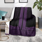 New Zealand Maori Kowhaiwhai Blanket Waiporoporo Maui and Mangopare