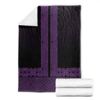 New Zealand Maori Kowhaiwhai Blanket Waiporoporo Maui and Mangopare