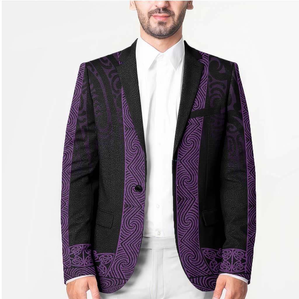 New Zealand Maori Kowhaiwhai Blazer Waiporoporo Maui and Mangopare - Aussie Hoodie