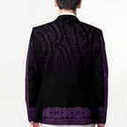 New Zealand Maori Kowhaiwhai Blazer Waiporoporo Maui and Mangopare - Aussie Hoodie
