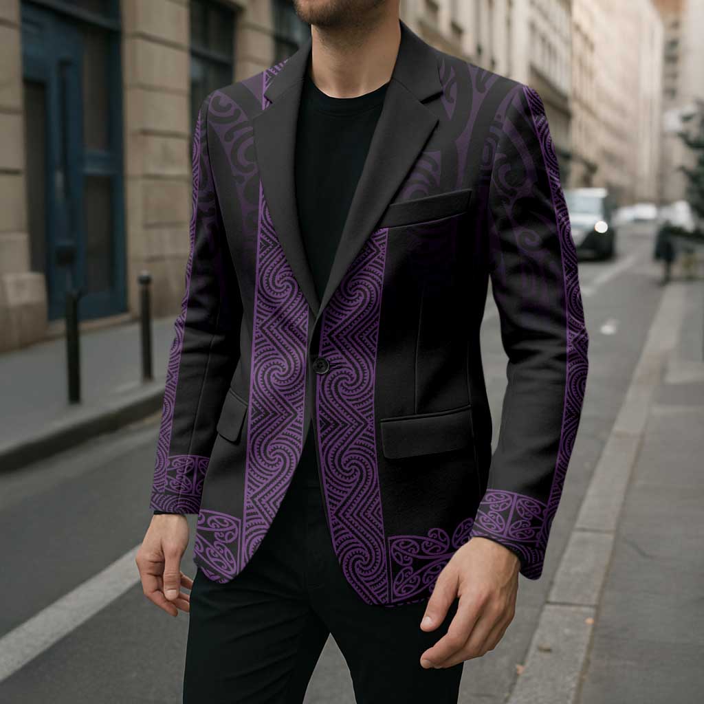 New Zealand Maori Kowhaiwhai Blazer Waiporoporo Maui and Mangopare - Aussie Hoodie