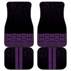 New Zealand Maori Kowhaiwhai Car Mats Waiporoporo Maui and Mangopare