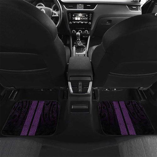 New Zealand Maori Kowhaiwhai Car Mats Waiporoporo Maui and Mangopare