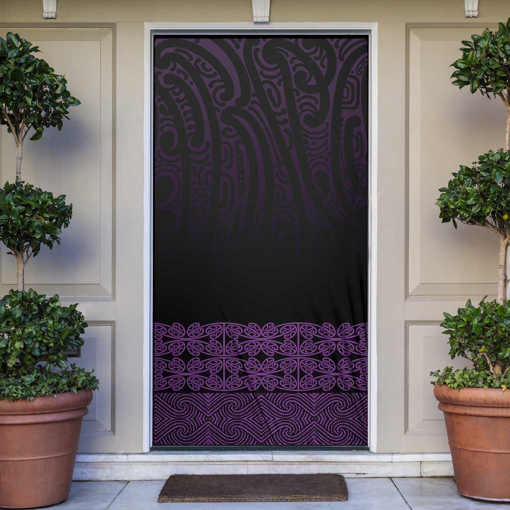 New Zealand Maori Kowhaiwhai Door Cover Waiporoporo Maui and Mangopare - Aussie Hoodie