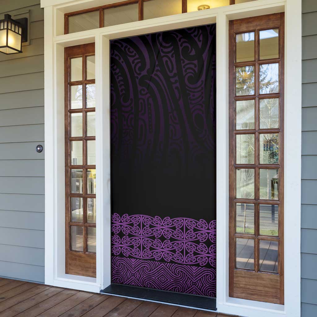New Zealand Maori Kowhaiwhai Door Cover Waiporoporo Maui and Mangopare - Aussie Hoodie