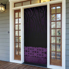 New Zealand Maori Kowhaiwhai Door Cover Waiporoporo Maui and Mangopare - Aussie Hoodie