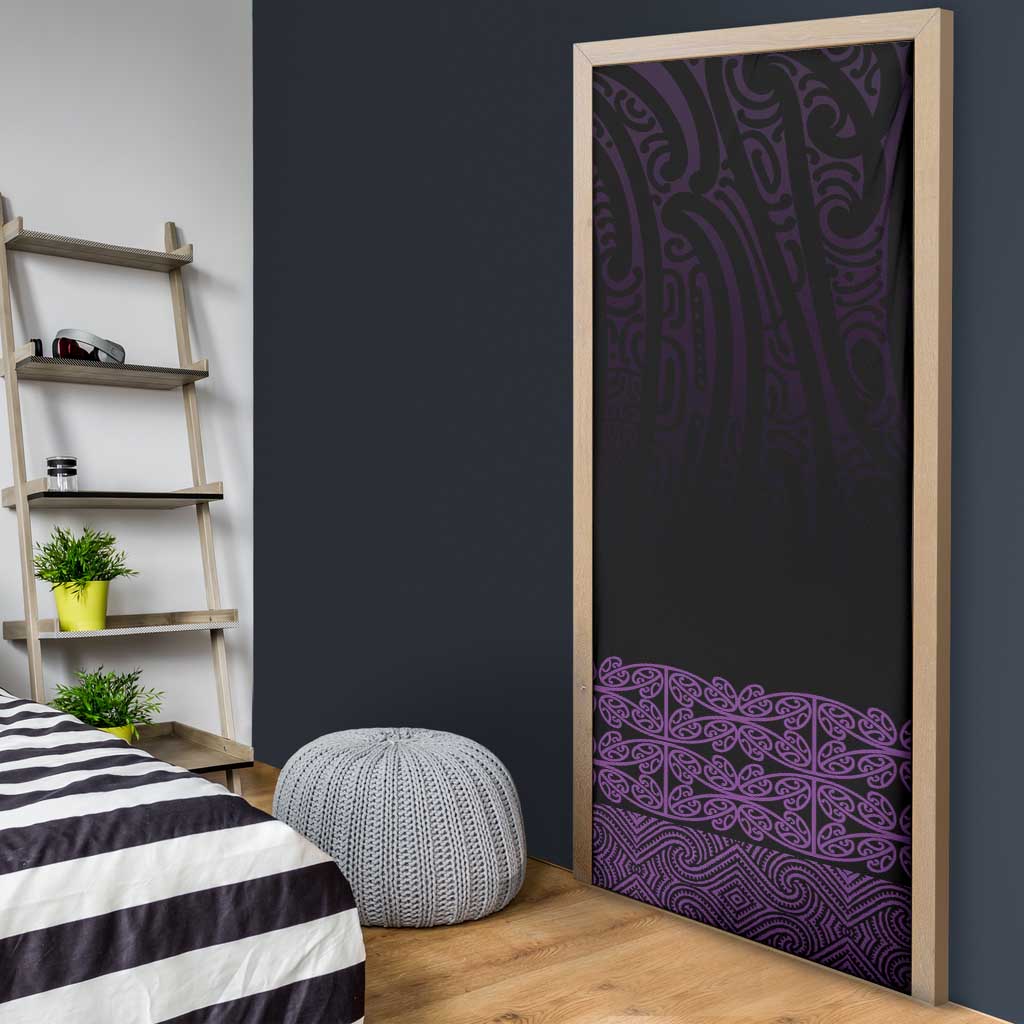 New Zealand Maori Kowhaiwhai Door Cover Waiporoporo Maui and Mangopare - Aussie Hoodie