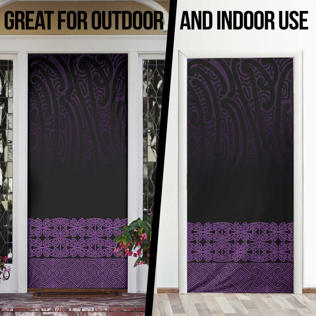New Zealand Maori Kowhaiwhai Door Cover Waiporoporo Maui and Mangopare - Aussie Hoodie