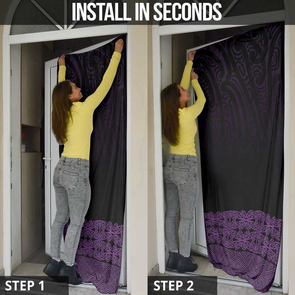 New Zealand Maori Kowhaiwhai Door Cover Waiporoporo Maui and Mangopare - Aussie Hoodie