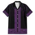 New Zealand Maori Kowhaiwhai Family Matching Mermaid Dress and Hawaiian Shirt Waiporoporo Maui and Mangopare