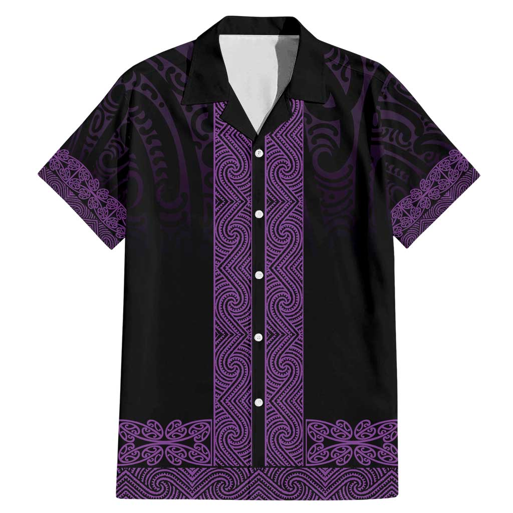 New Zealand Maori Kowhaiwhai Family Matching Mermaid Dress and Hawaiian Shirt Waiporoporo Maui and Mangopare