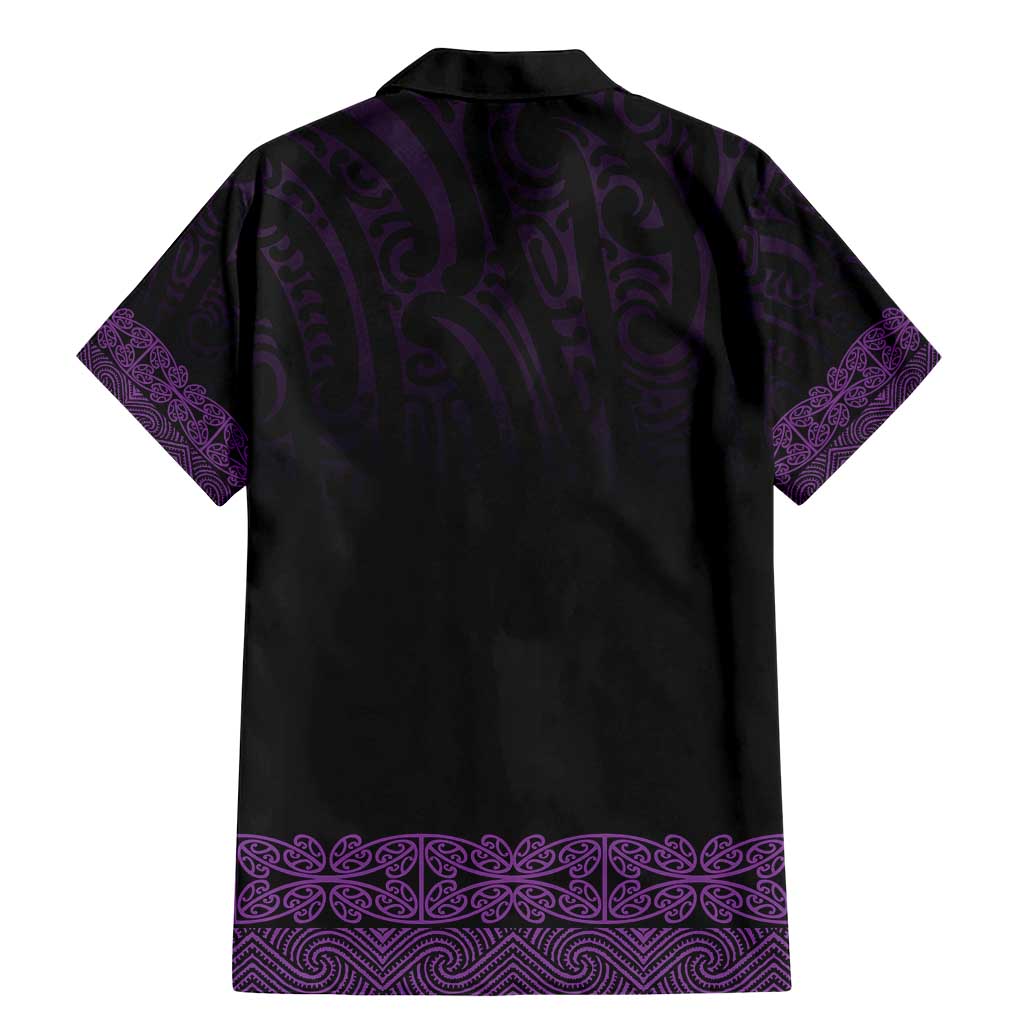 New Zealand Maori Kowhaiwhai Family Matching Mermaid Dress and Hawaiian Shirt Waiporoporo Maui and Mangopare