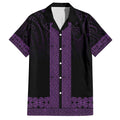 New Zealand Maori Kowhaiwhai Family Matching Puletasi and Hawaiian Shirt Waiporoporo Maui and Mangopare