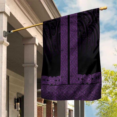 New Zealand Maori Kowhaiwhai Garden Flag Waiporoporo Maui and Mangopare
