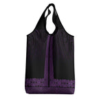 New Zealand Maori Kowhaiwhai Grocery Bag Waiporoporo Maui and Mangopare