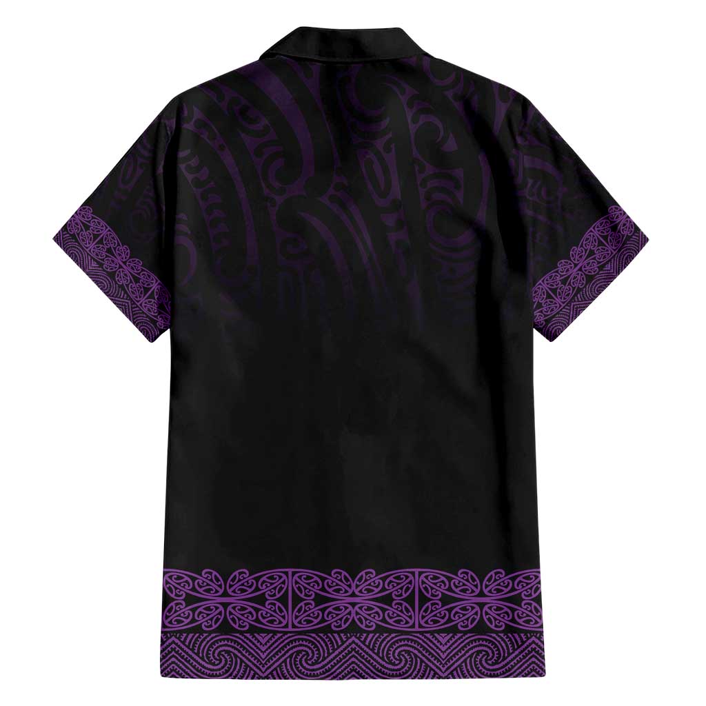 New Zealand Maori Kowhaiwhai Hawaiian Shirt Waiporoporo Maui and Mangopare