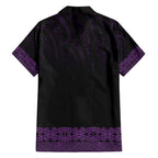 New Zealand Maori Kowhaiwhai Hawaiian Shirt Waiporoporo Maui and Mangopare