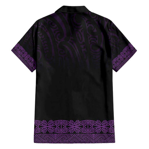 New Zealand Maori Kowhaiwhai Hawaiian Shirt Waiporoporo Maui and Mangopare