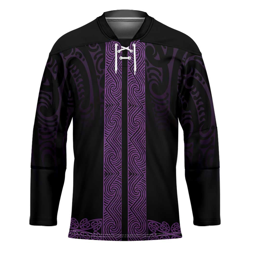 New Zealand Maori Kowhaiwhai Hockey Jersey Waiporoporo Maui and Mangopare - Aussie Hoodie