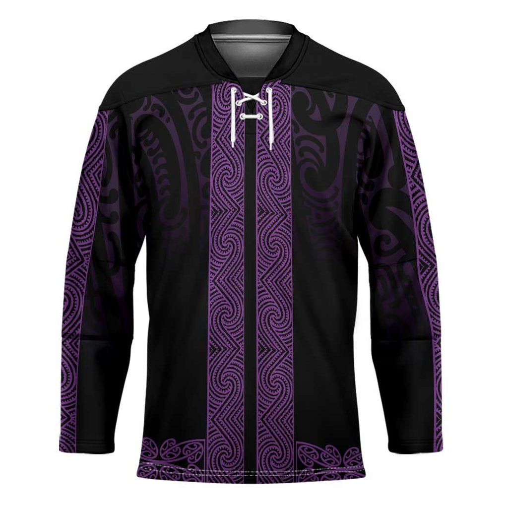 New Zealand Maori Kowhaiwhai Hockey Jersey Waiporoporo Maui and Mangopare - Aussie Hoodie