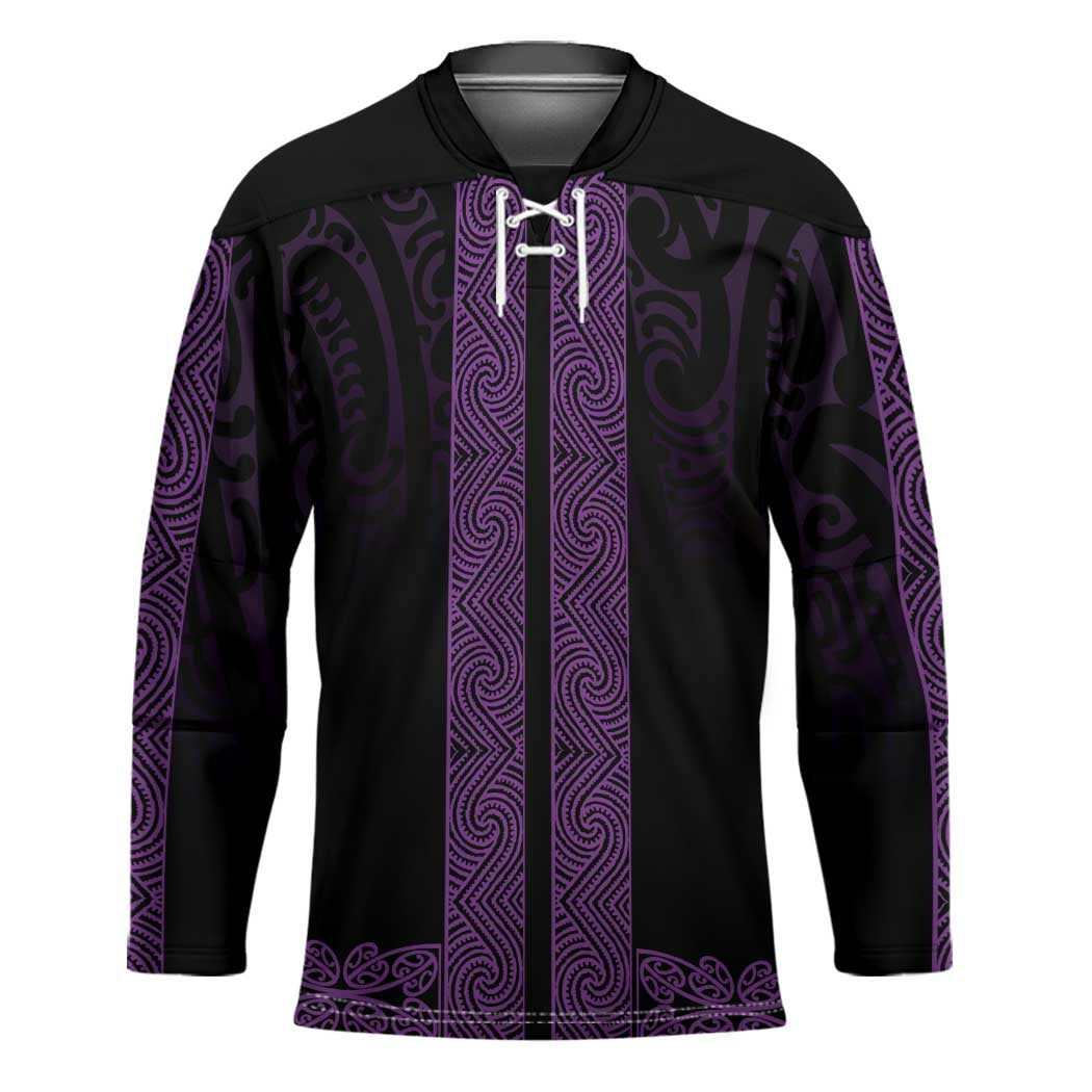 New Zealand Maori Kowhaiwhai Hockey Jersey Waiporoporo Maui and Mangopare - Aussie Hoodie