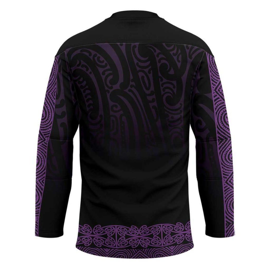 New Zealand Maori Kowhaiwhai Hockey Jersey Waiporoporo Maui and Mangopare - Aussie Hoodie