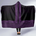 New Zealand Maori Kowhaiwhai Hooded Blanket Waiporoporo Maui and Mangopare