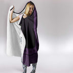 New Zealand Maori Kowhaiwhai Hooded Blanket Waiporoporo Maui and Mangopare