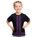 New Zealand Maori Kowhaiwhai Kid T Shirt Waiporoporo Maui and Mangopare