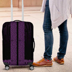 New Zealand Maori Kowhaiwhai Luggage Cover Waiporoporo Maui and Mangopare