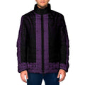 New Zealand Maori Kowhaiwhai Padded Jacket Waiporoporo Maui and Mangopare - Aussie Hoodie