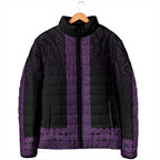New Zealand Maori Kowhaiwhai Padded Jacket Waiporoporo Maui and Mangopare - Aussie Hoodie